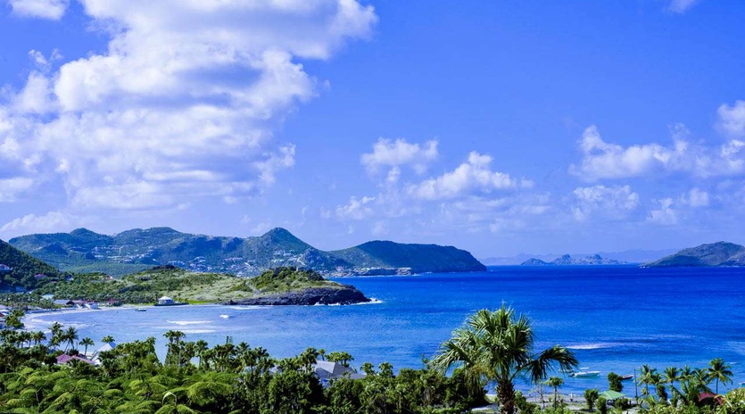 The view from WV EKA, Camaruche, St. Barthelemy