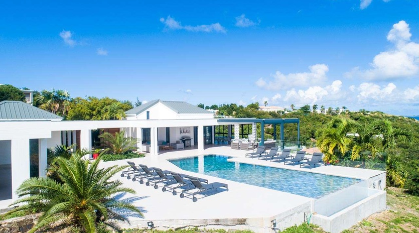 Villa Pool at SXM LAS, Hillside/Terres Basses, St. Martin