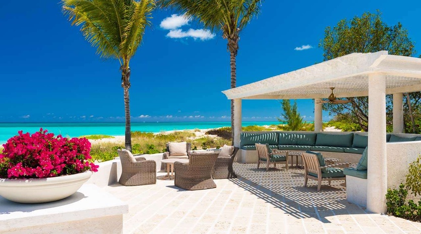 Gazebo at PL COR, Grace Bay/Leeward, Turks & Caicos