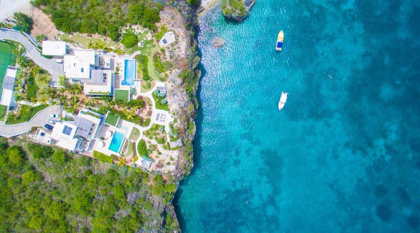 Aerial photo of ANI EST, Little Bay, Anguilla