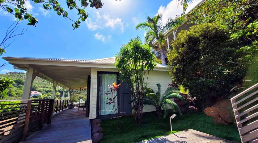 Deck at WV CRK, Petit Cul de Sac, St. Barthelemy