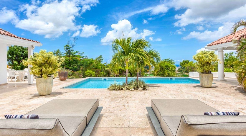 Patio at PIE LAN, Hillside/Terres Basses, St. Martin