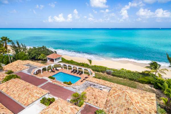 Aerial photo of SXM SER, Beach Side/Baie Rouge, St. Martin