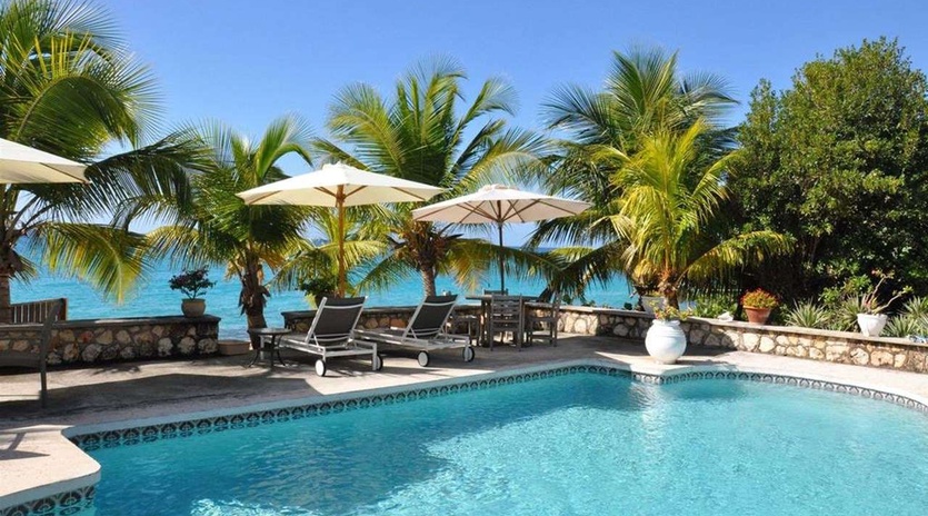 Villa Pool at PIE BAI, Beach Side/Baie Longue, St. Martin