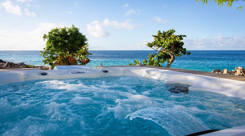 Jacuzzi at AXA SBH, Little Bay, Anguilla
