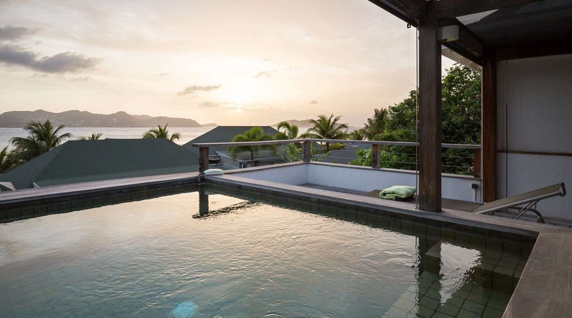 Villa Pool at WV BOU, Pointe Milou, St. Barthelemy