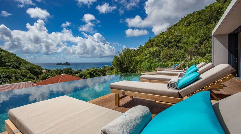 Deck at WV SAH, Corossol, St. Barthelemy