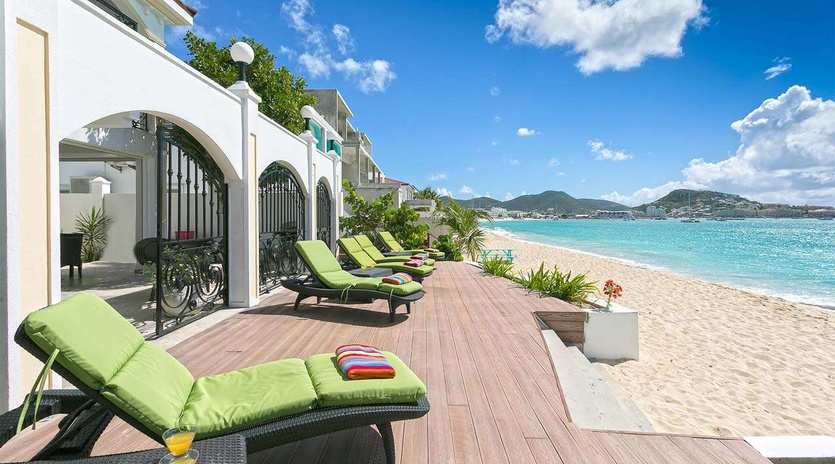 Deck at PIE VIT, Simpson Bay Lagoon, St. Martin