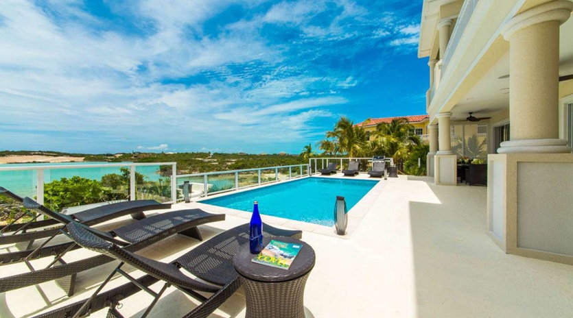 Villa Pool at IE SCL, Chalk Sound/Taylors, Turks & Caicos