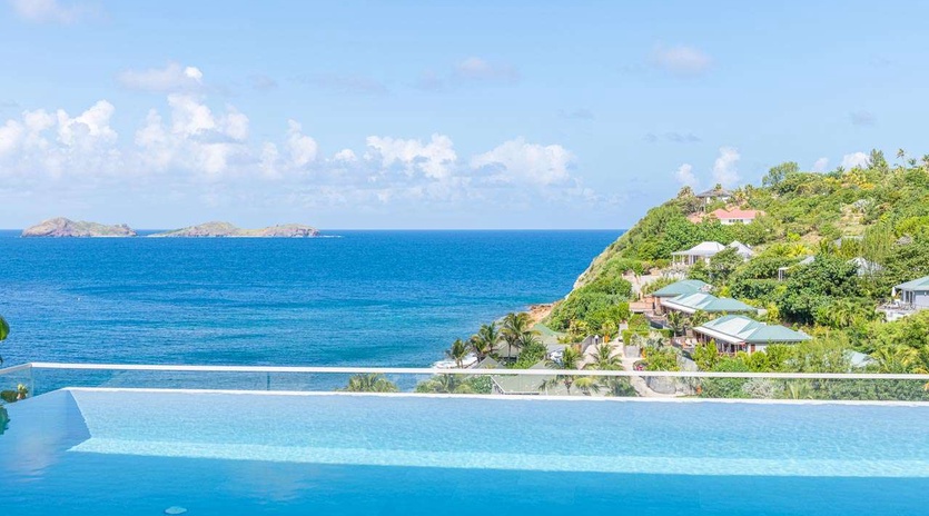 Villa Pool at WV UPS, Pointe Milou, St. Barthelemy