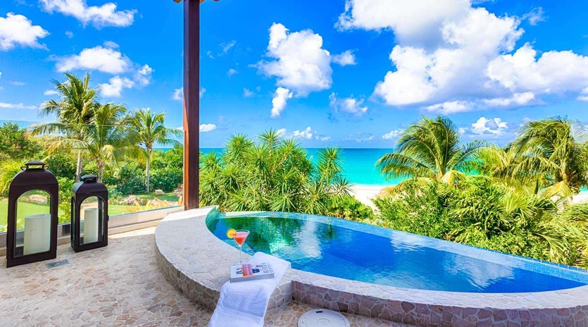 Jacuzzi at AXA NEV, Long Bay, Anguilla