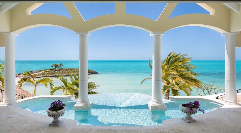 Villa Pool at TC EMA, Turtle Tail, Turks & Caicos
