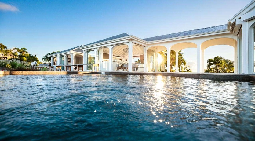 Villa Pool at WV BYZ, Colombier, St. Barthelemy