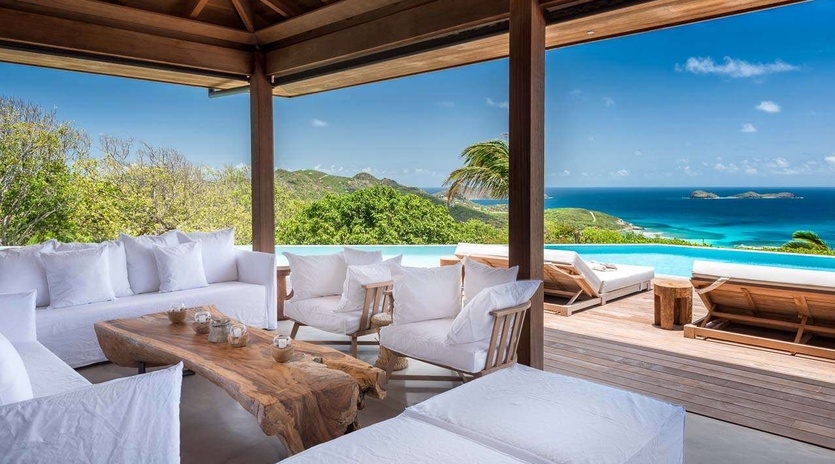 Terrace at WV IXF, St. Jean, St. Barthelemy