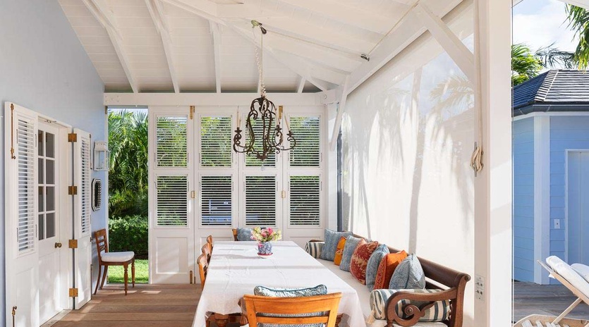 Veranda at WV PBO, Colombier, St. Barthelemy