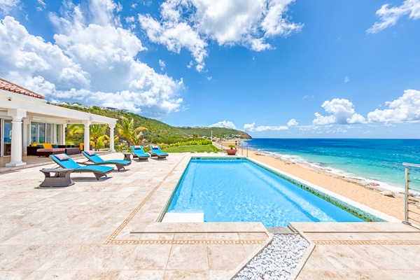Villa Pool at SXM LVB, Beach Side/Baie Rouge, St. Martin
