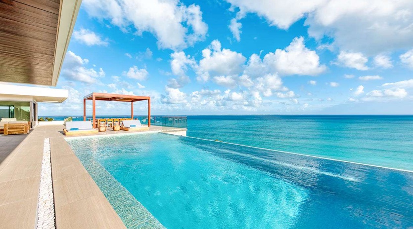 Villa Pool at PIE AMA, Hillside/Baie Rouge, St. Martin