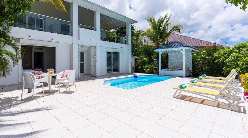 Villa Pool at PIE BLS, Happy Bay, St. Martin
