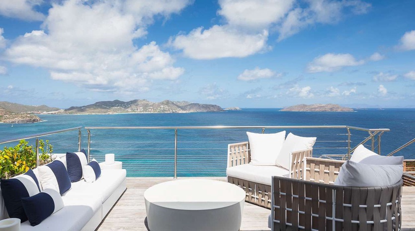 The view from WV CAA, Pointe Milou, St. Barthelemy