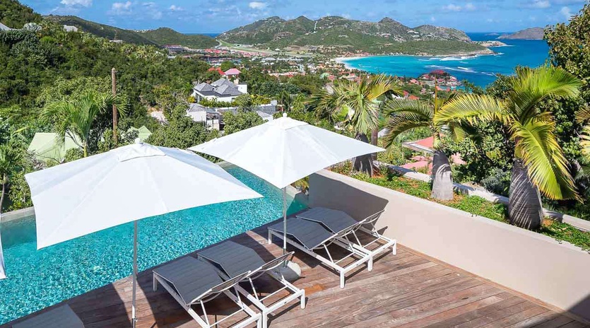 Deck at WV LBC, St. Jean, St. Barthelemy
