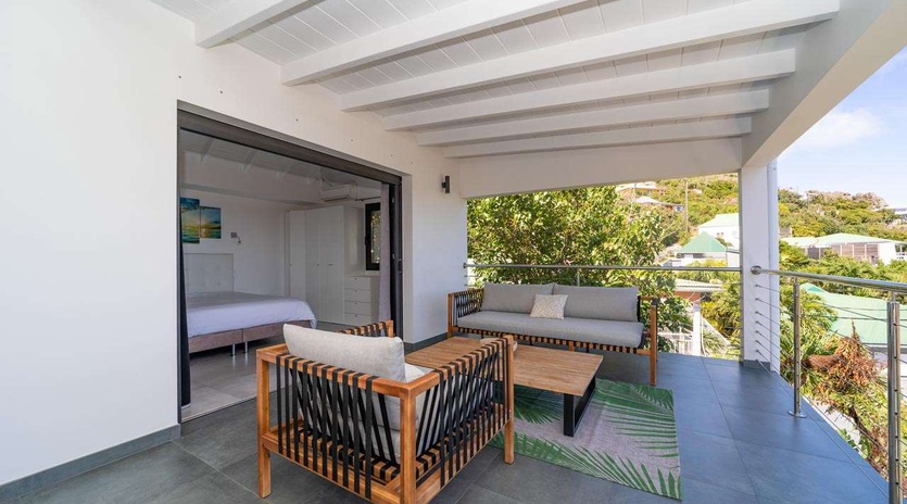 Veranda at WV RID, Anse des Cayes, St. Barthelemy