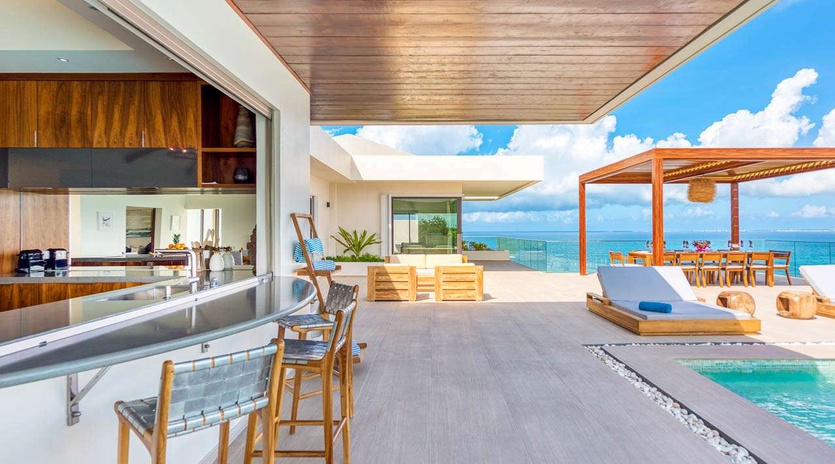 Veranda at PIE AMA, Hillside/Baie Rouge, St. Martin
