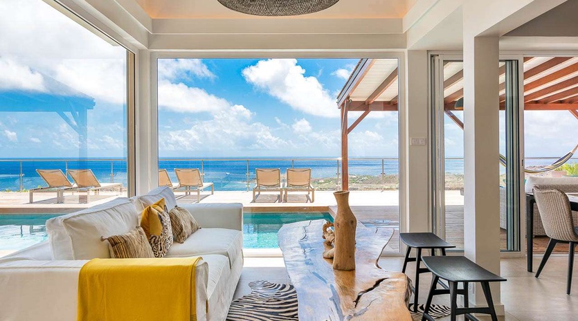 Living Room at WV ZUL, Vitet, St. Barthelemy