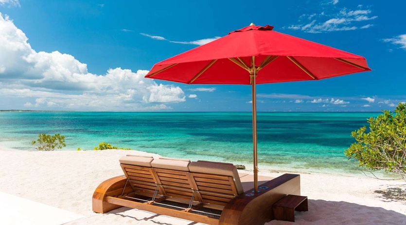 Beach at PL KAN, Grace Bay Turtle Cove, Turks & Caicos