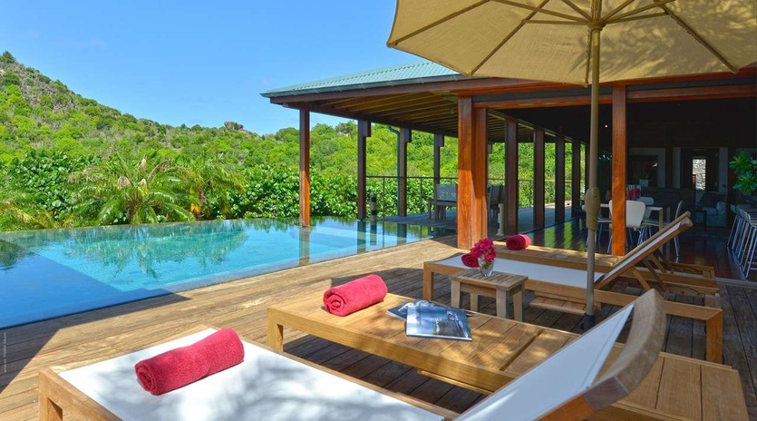 Villa Pool at WV MJP, Flamands, St. Barthelemy