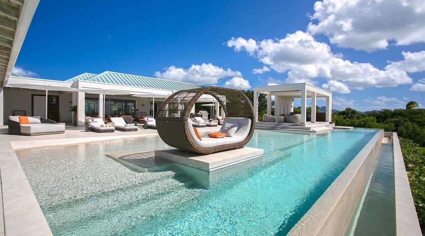 Villa Pool at PIE AVN, Hillside/Terres Basses, St. Martin