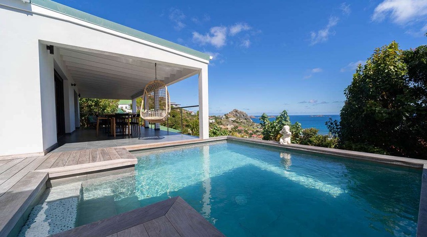 Villa Pool at WV RID, Anse des Cayes, St. Barthelemy