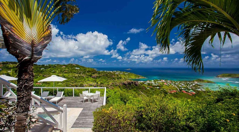 The view from WV ABB, Vitet, St. Barthelemy