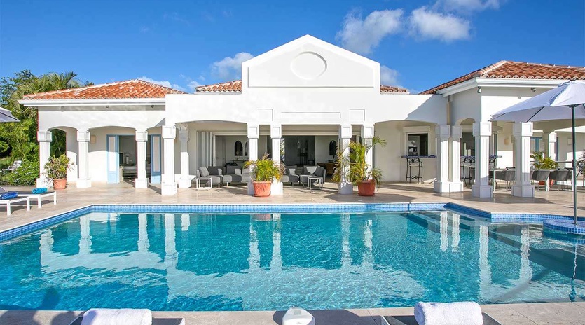 Villa Pool at PIE OCE, Hillside/Terres Basses, St. Martin