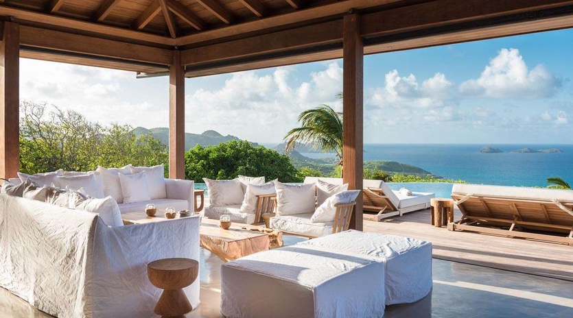 Terrace at WV IXF, St. Jean, St. Barthelemy