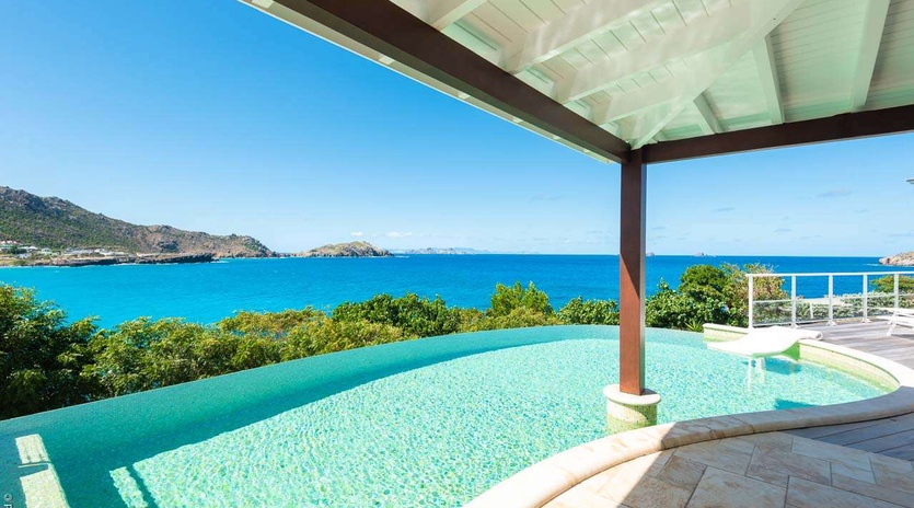 Villa Pool at WV TCK, Flamands Beach, St. Barthelemy