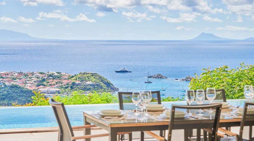 The view from WV ANK, Colombier, St. Barthelemy
