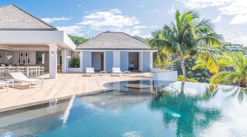 Villa Pool at WV REP, Lorient, St. Barthelemy