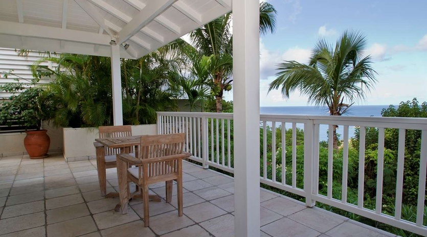 Deck at WV AMI, Lurin, St. Barthelemy