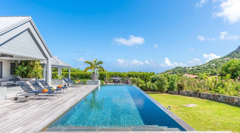 Villa Pool at WV AVV, Vitet, St. Barthelemy