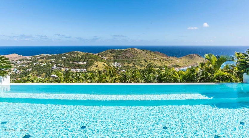Villa Pool at WV RSD, Vitet, St. Barthelemy