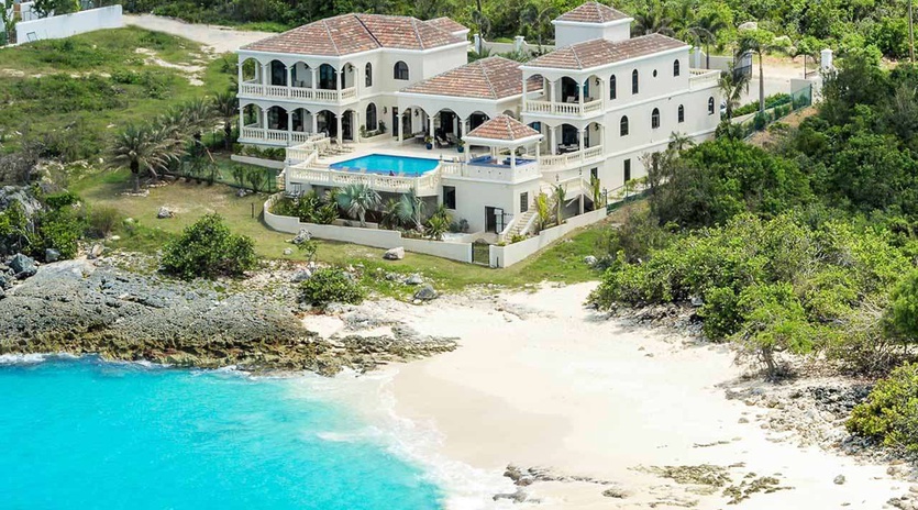 Aerial photo of AXA CAS, Little Bay, Anguilla
