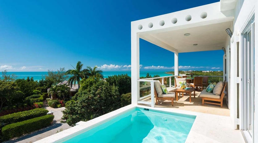 Villa Pool at IE VBL, Ocean Pt/Taylors, Turks & Caicos