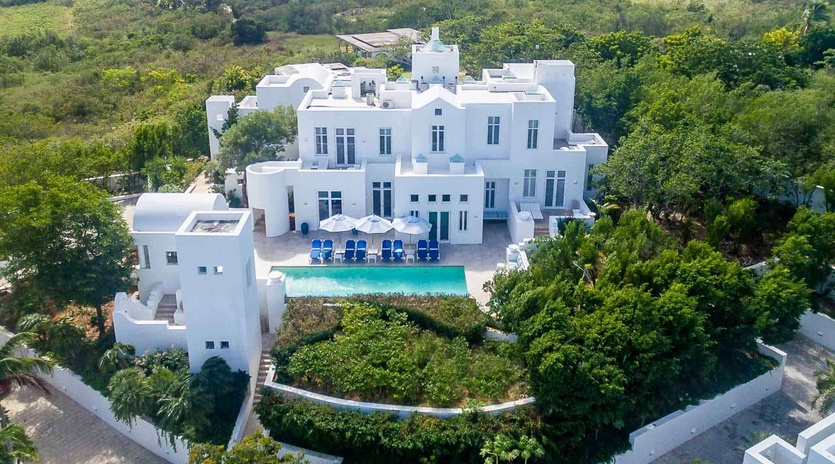 Aerial photo of AXA SKY, Long Bay, Anguilla