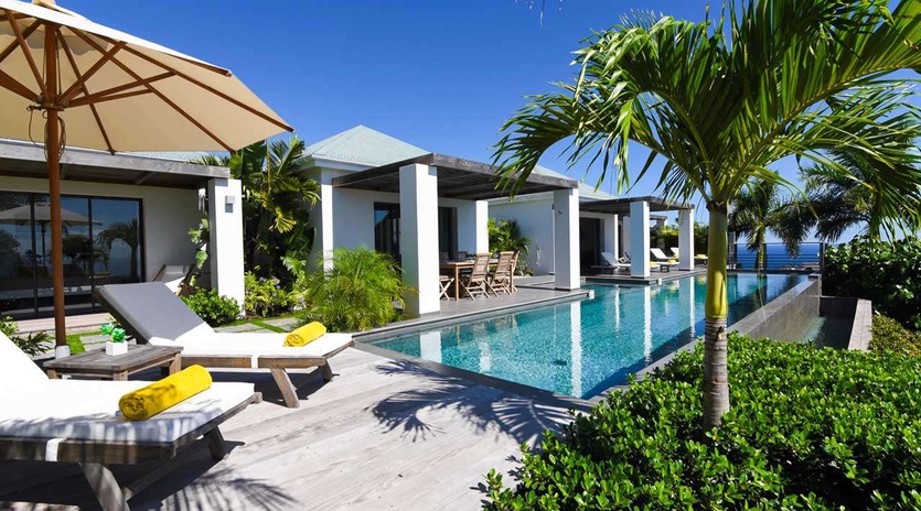 Patio at WV VLY, Vitet, St. Barthelemy