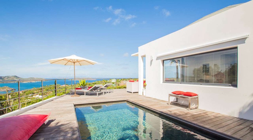 Villa Pool at WV AGV, Vitet, St. Barthelemy