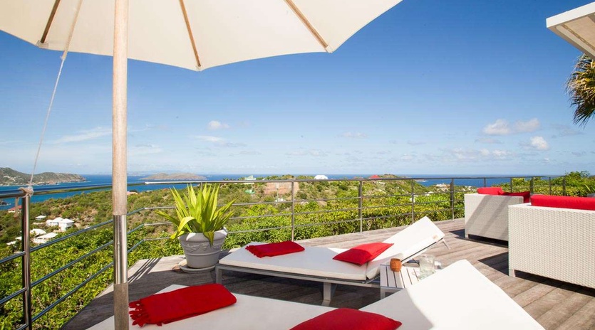 Deck at WV AGV, Vitet, St. Barthelemy