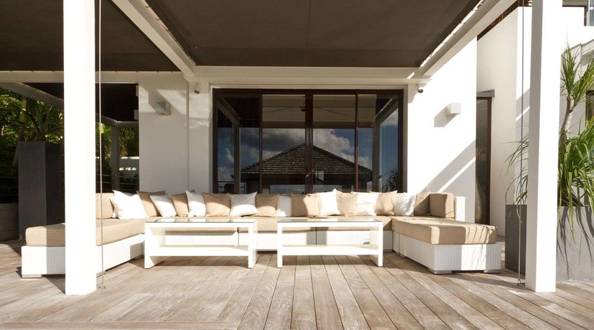 Deck at WV FLC, Lurin, St. Barthelemy