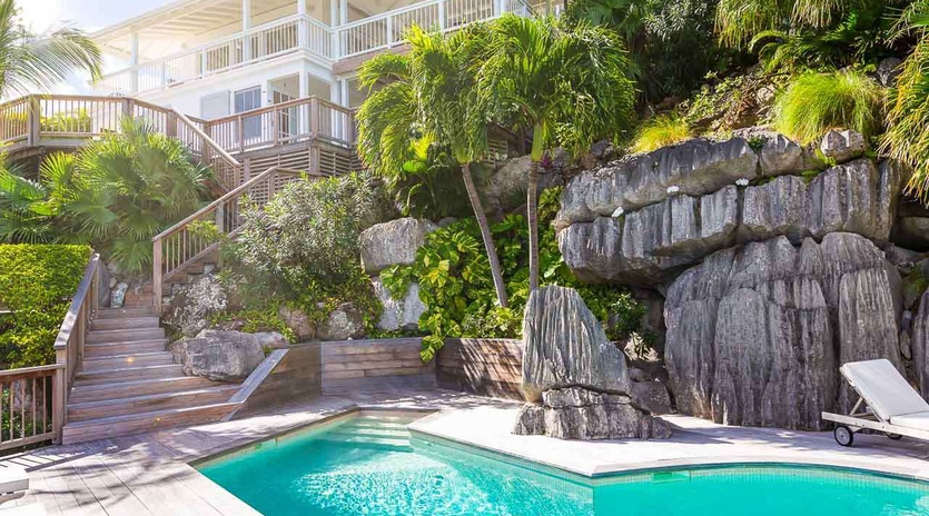 Villa Pool at WV ACI, Flamands, St. Barthelemy