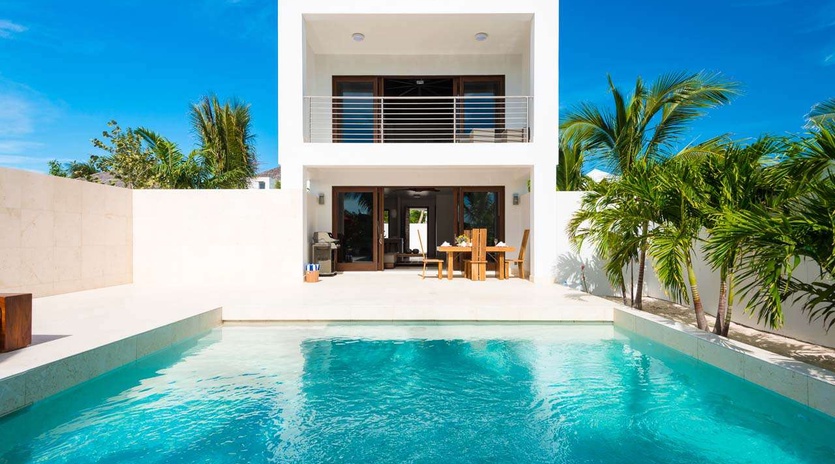 Villa Pool at PL SUG, Grace Bay Turtle Cove, Turks & Caicos