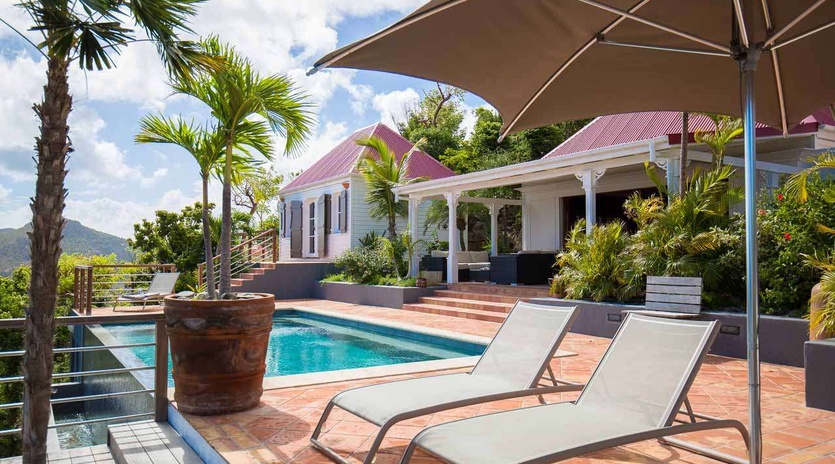 Villa Pool at WV PAS, Lurin, St. Barthelemy